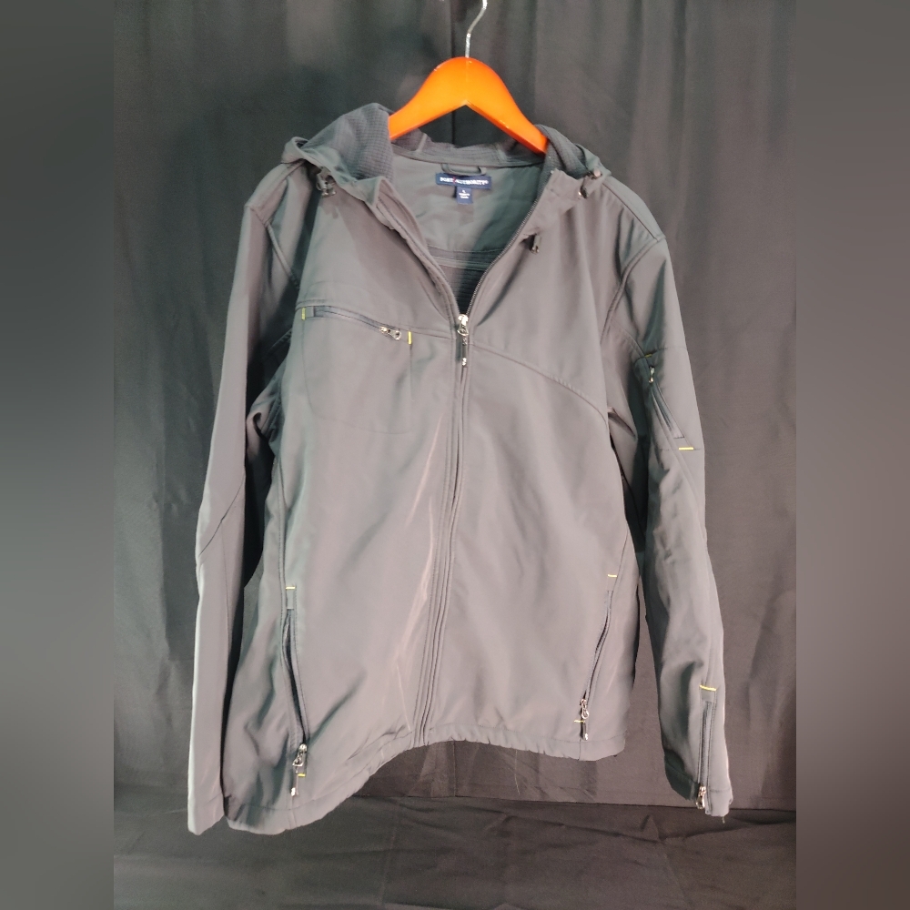 Like New! Men's Port Authority  Large Gray Lightweight Jacket
